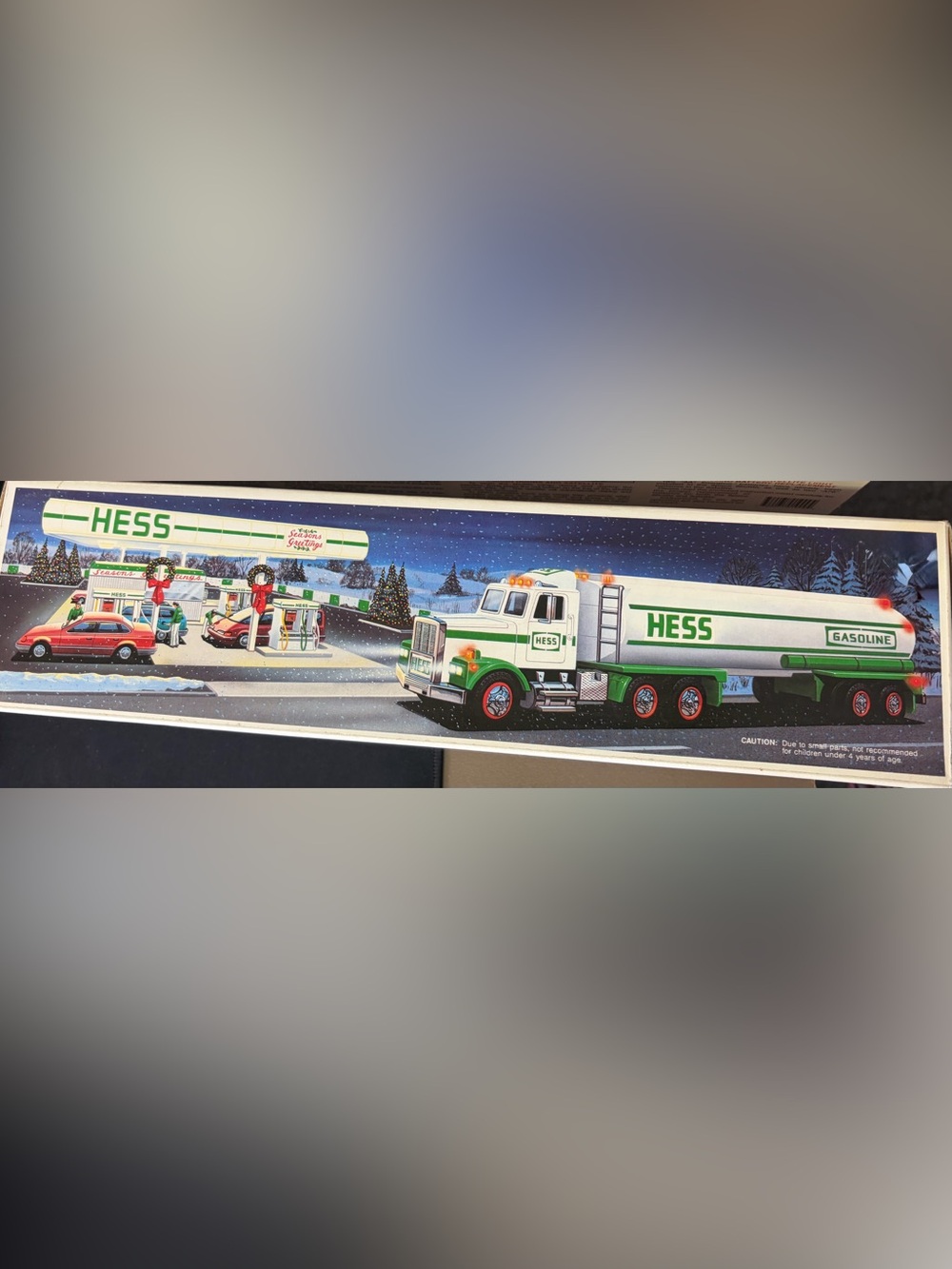 NIB 1990 Hess Toy Tanker Truck Holiday Collectible Gasoline Tanker